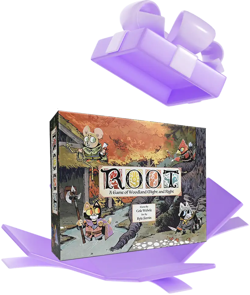 Lila 3D ajándékdoboz kinyitási sorozat szalaggal és fedél animációs lépésekkel fehér háttérrel